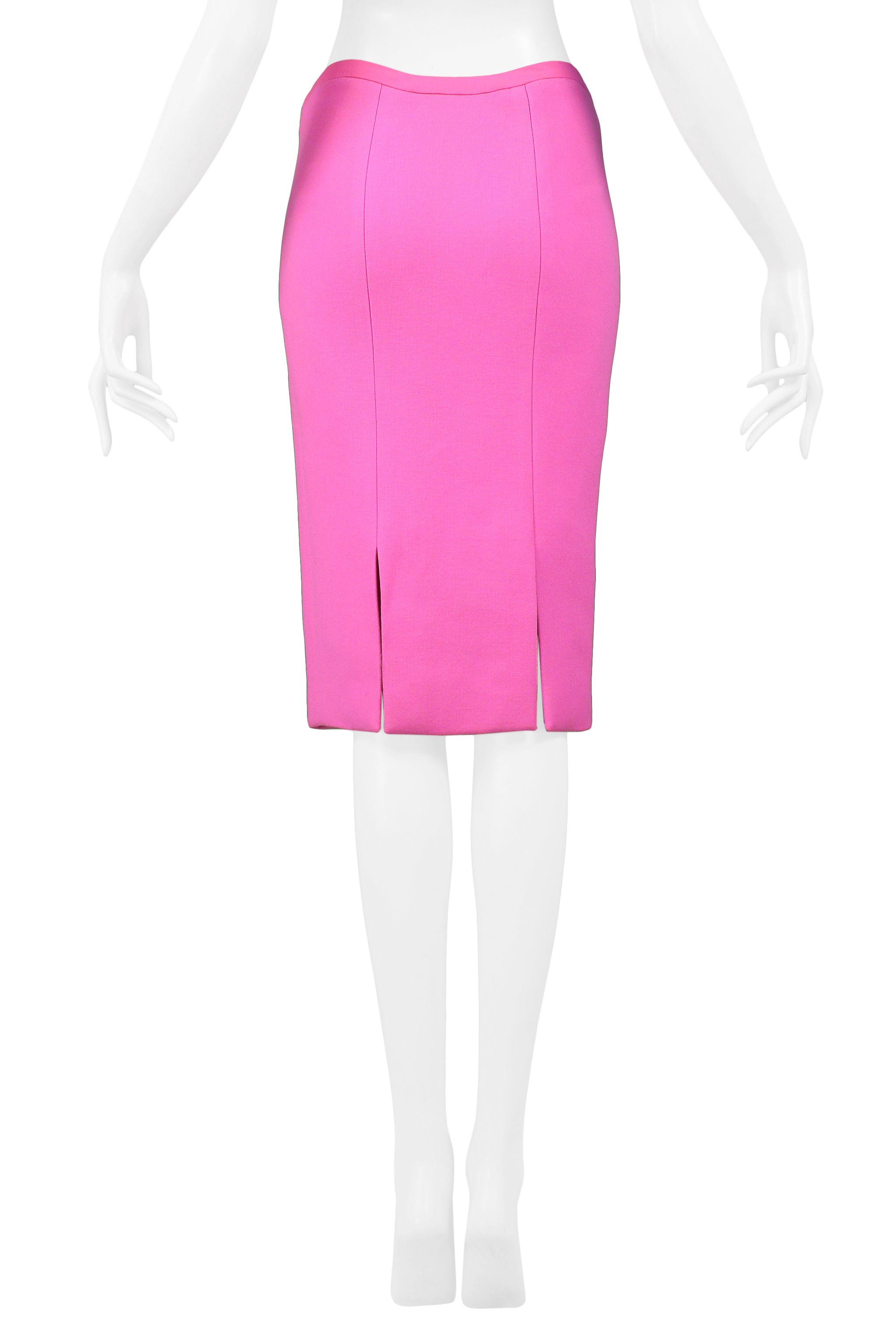 VERSACE PINK PENCIL SKIRT 2002