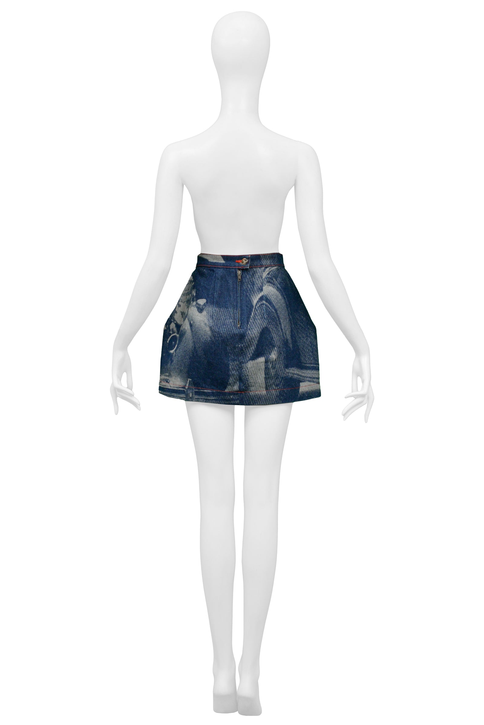 スカート vintage Vivienne Westwood London skirt Vivienne Westwood high-waisted check-pattern Skirt | Blue