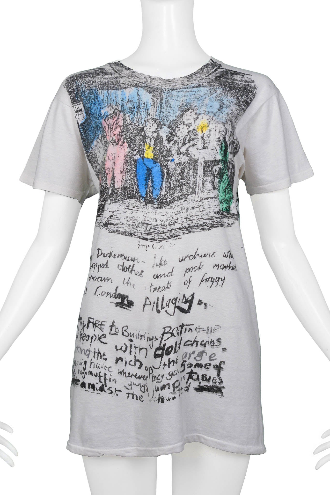 VIVIENNE WESTWOOD & MALCOLM MCLAREN OLIVER TWIST T-SHIRT 1976-7