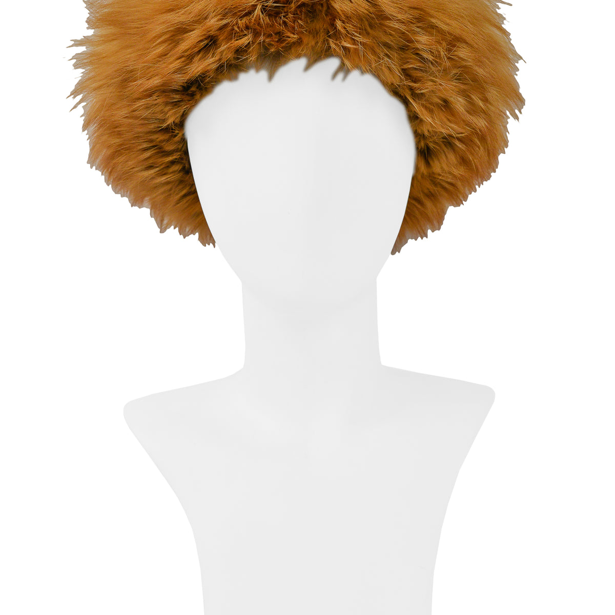 Fox fur valvet hat Elegant Vintage Ladies Fox Fur Hat and Cuffs - Burgundy Dyed  main image 3