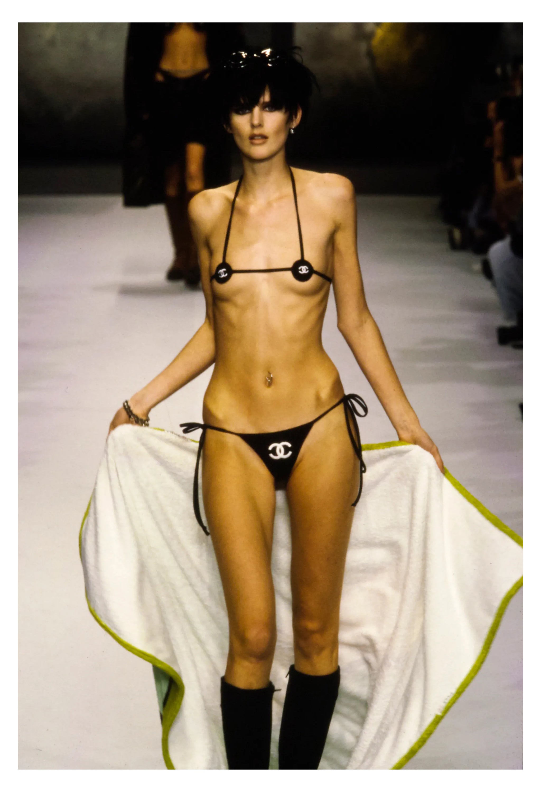 CHANEL CC LOGO MICRO BIKINI 1996